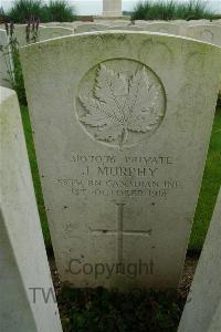 Canada Cemetery Tilloy Les Cambrai - Murphy, J